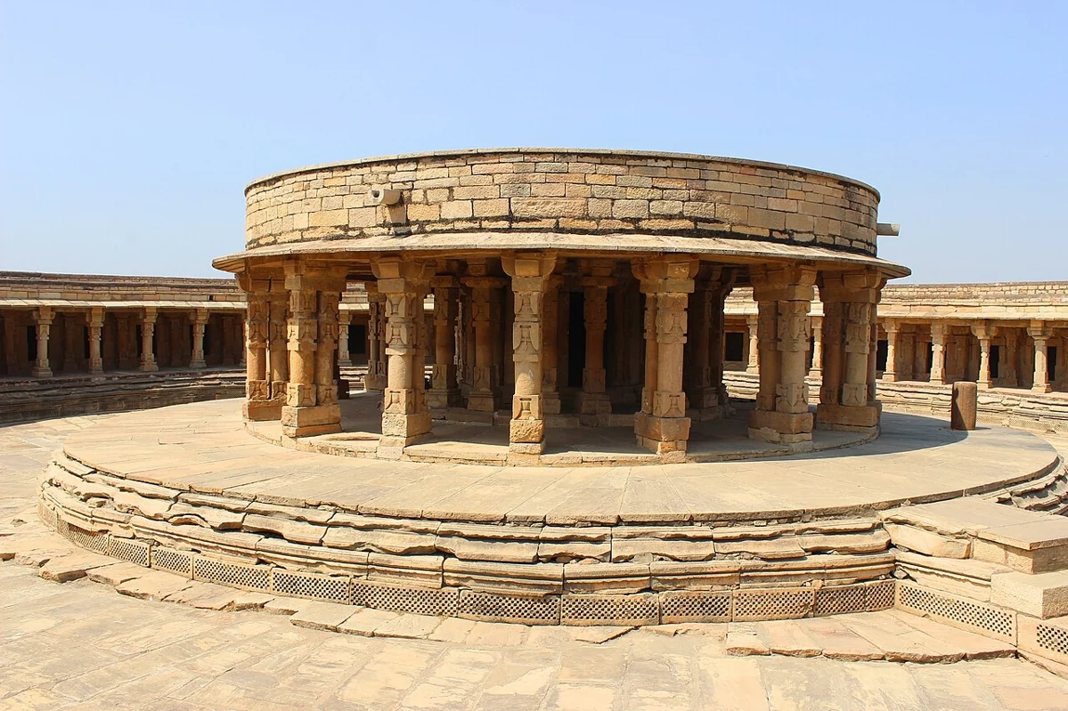 Chausath Yogini Temple, Mitaoli in Gwalior · actual photograph