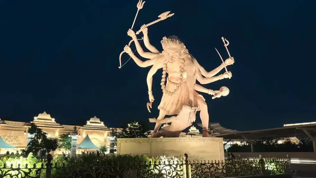 Shiva sculpture at Mahakal Lok, Ujjain