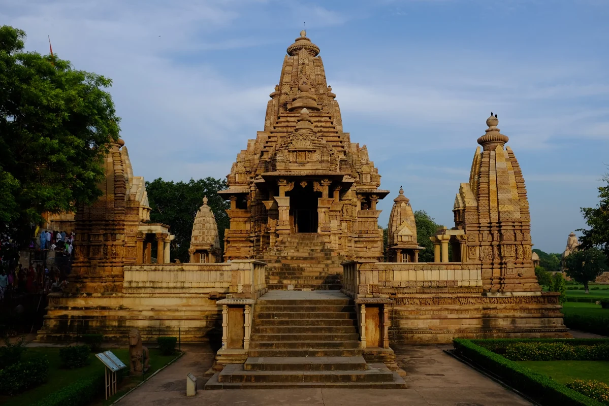 Lakshmana Temple in Khajuraho · actual photograph