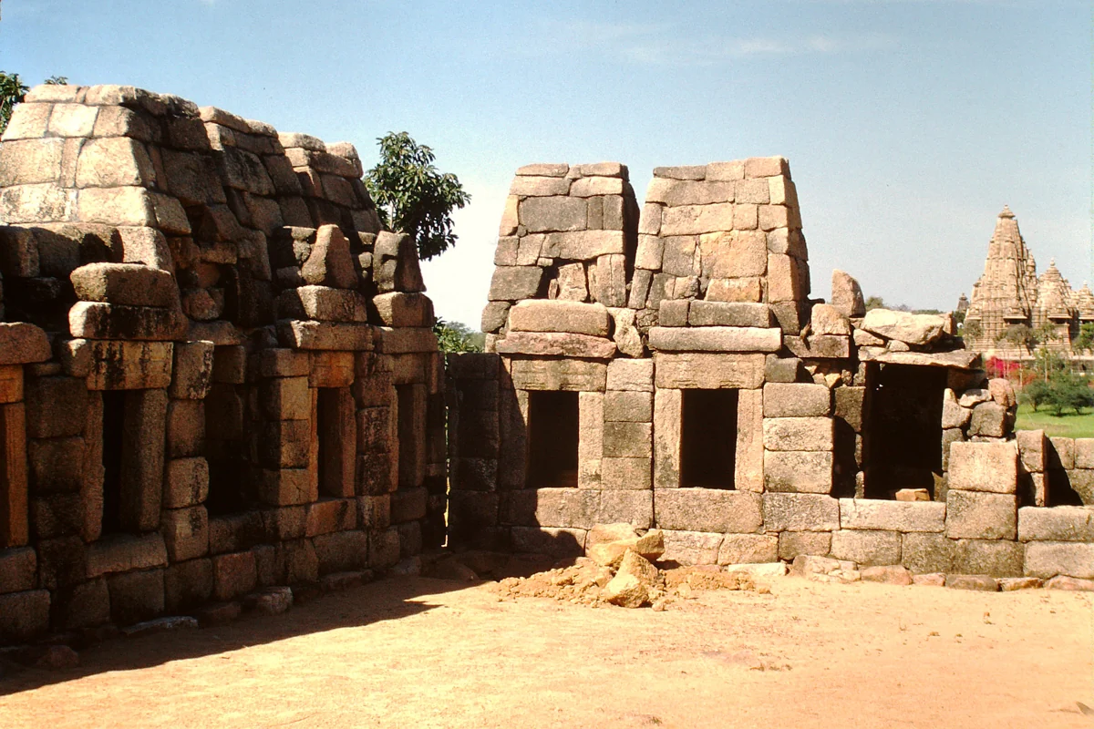 Chausath Yogini Temple in Khajuraho · actual photograph