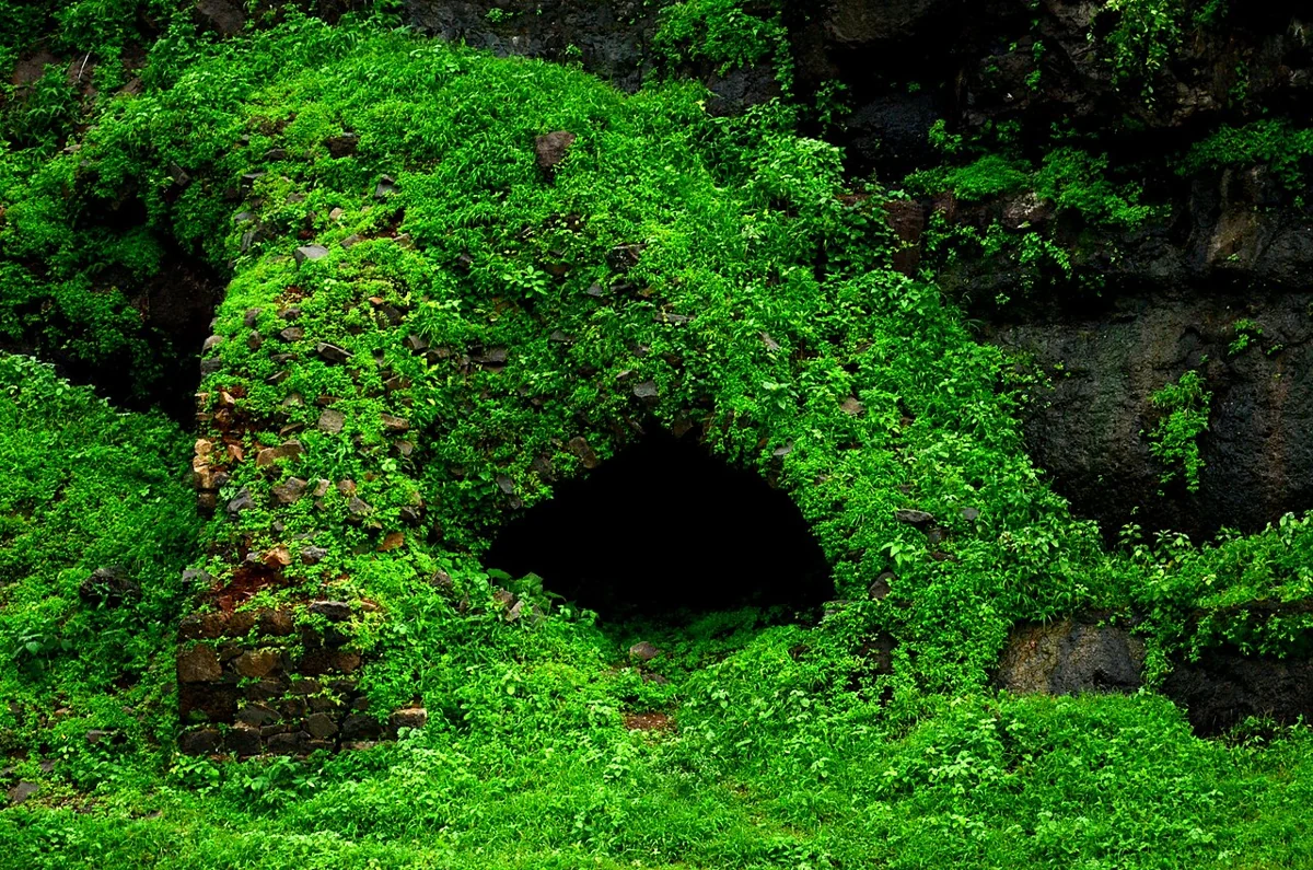 Lohani Caves in Mandu · actual photograph