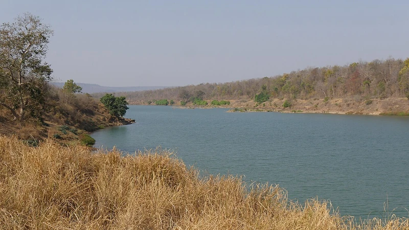 The Ken River photographed in Panna Tiger Reserve