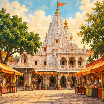 Illustration of Gopal Mandir, Ujjain