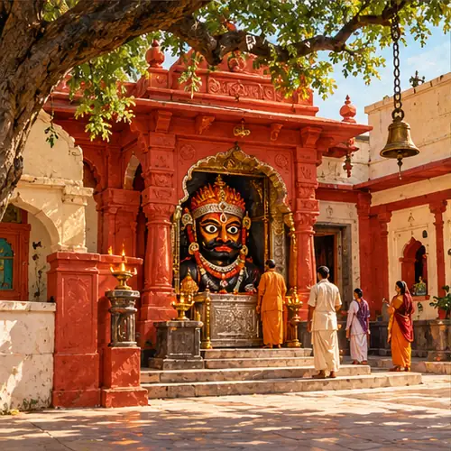 Illustration of Kal Bhairav Temple, Ujjain