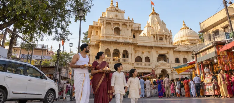 AI-generated gopal-mandir travel scene