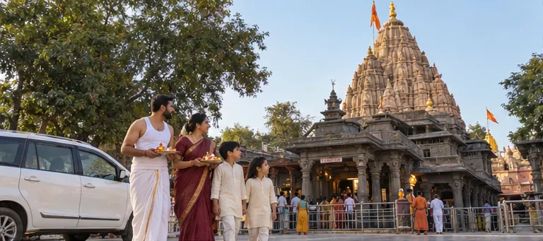 AI-generated mahakaleshwar travel scene