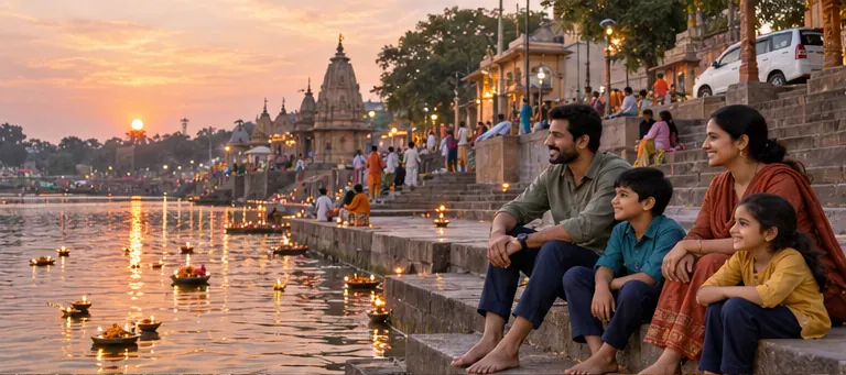 AI-generated ram-ghat travel scene