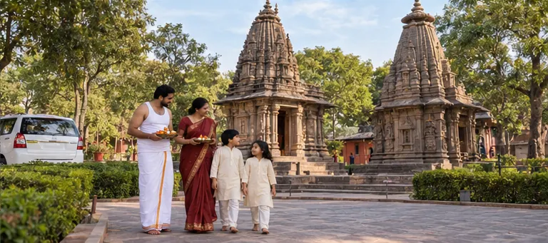 AI-generated rama-janardana travel scene