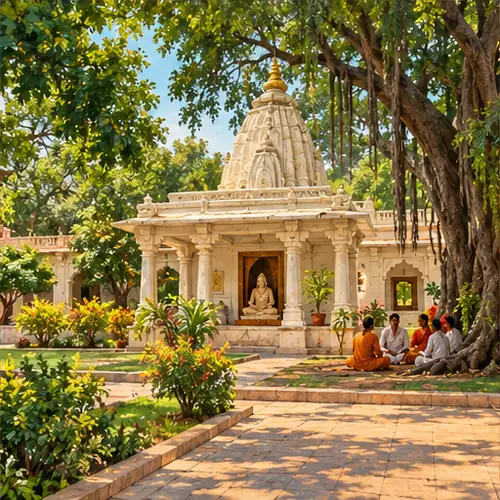 Illustration of Sandipani Ashram, Ujjain