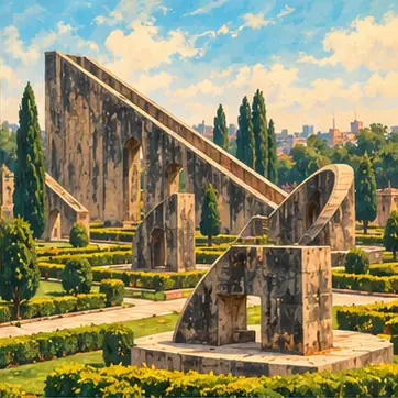 Illustration of Ved Shala / Jantar Mantar, Ujjain